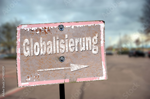 Schild 203 - Globalisierung
