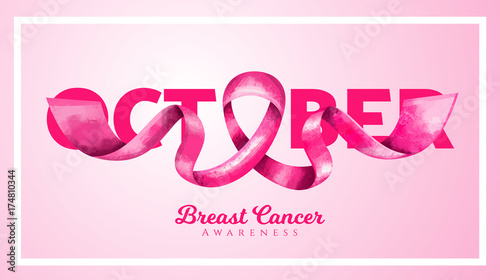 vector Breast Cancer Awareness Month