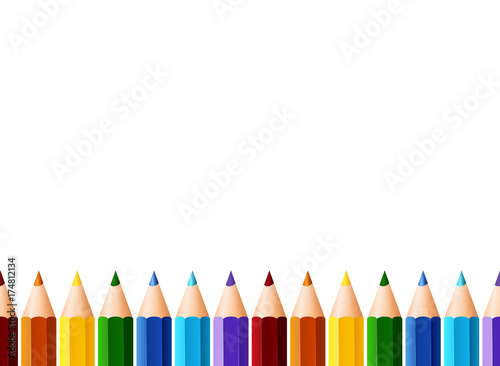 Background design with color pencils