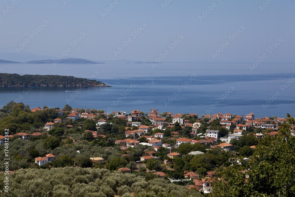 View on Melina, Greece, Europe