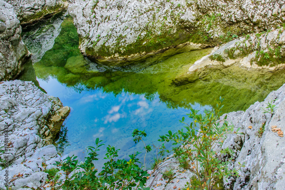 Crystalline waters of Cornappo stream