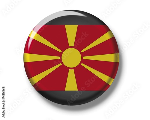 Button, flag of Macedonia