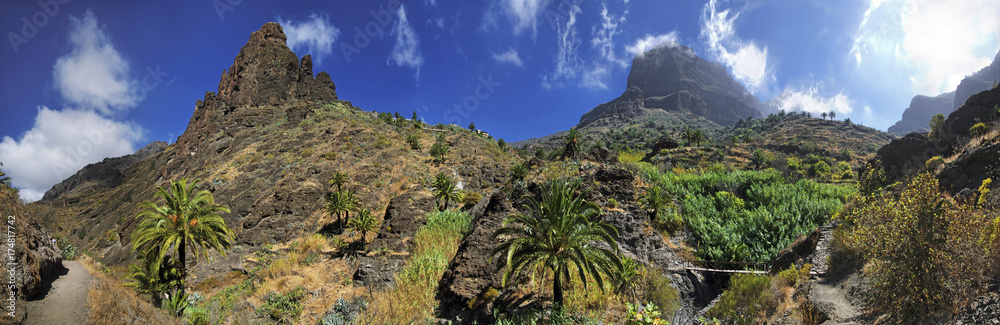 Barranco de Masca gorge, Tenerife, Canary Islands, Spain, Europe