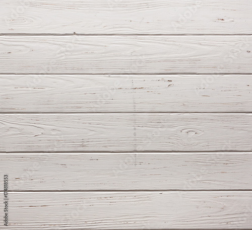 White Rustic Wooden Planks Wall Texture Background