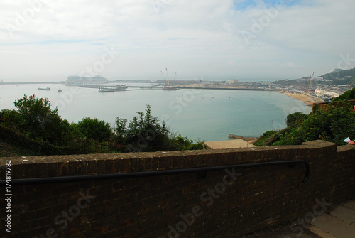 Panorama view of Dover, Kent, England (GB)