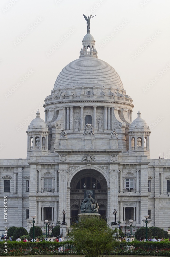 Queen Victoria Memorial, Calcutta, West Bengal, India, Asia