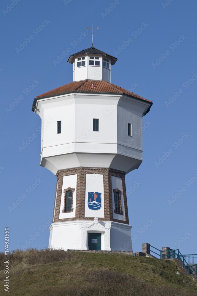 Water tower on Langeoog, Lower Saxony, Germany, Europe