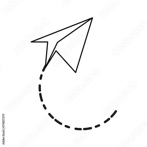 paper plane  vector illustration