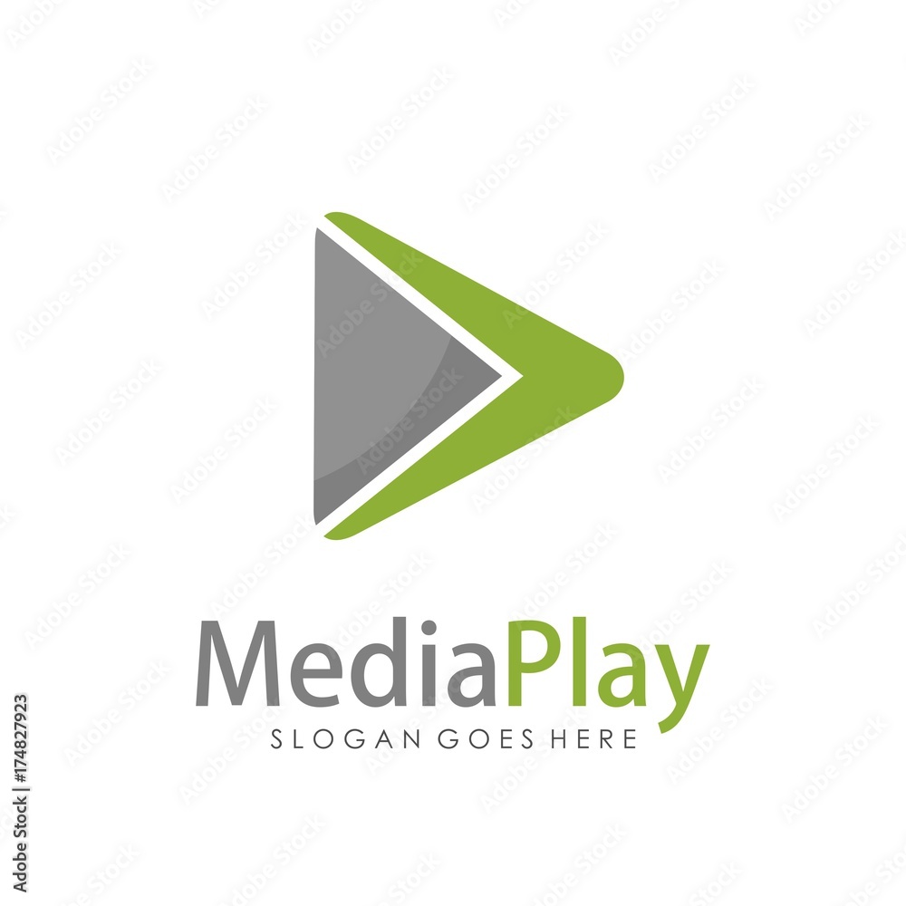 Multimedia, digital, and television logo design template Multimedia, digital, and television logo design template