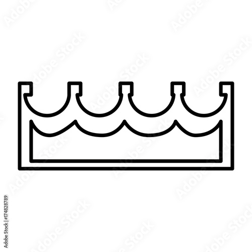 pixelated queen crown icon