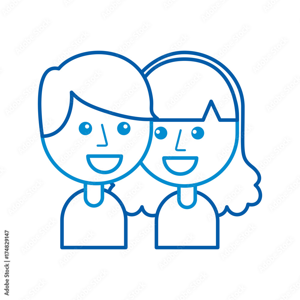 boy and girl happy young people community boy and girl happy young people community