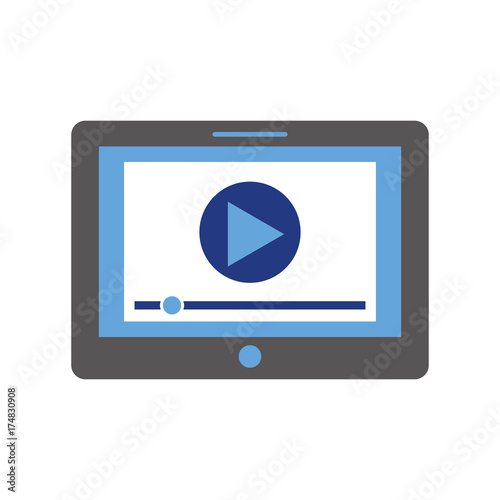 media player interface for websites or applications for tablet