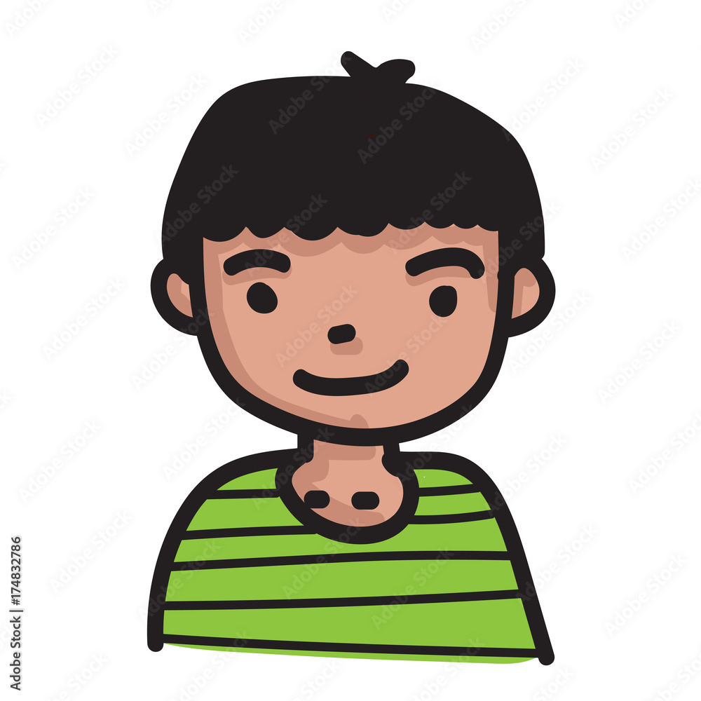 cute kid icon