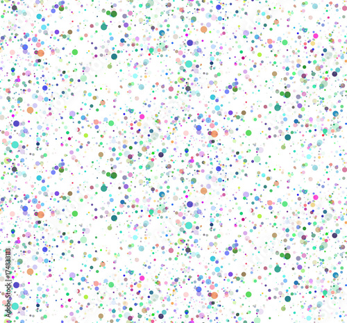 Abstract colorful dots seamless pattern