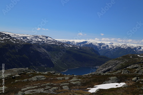 The way to Trolltunga, Norway