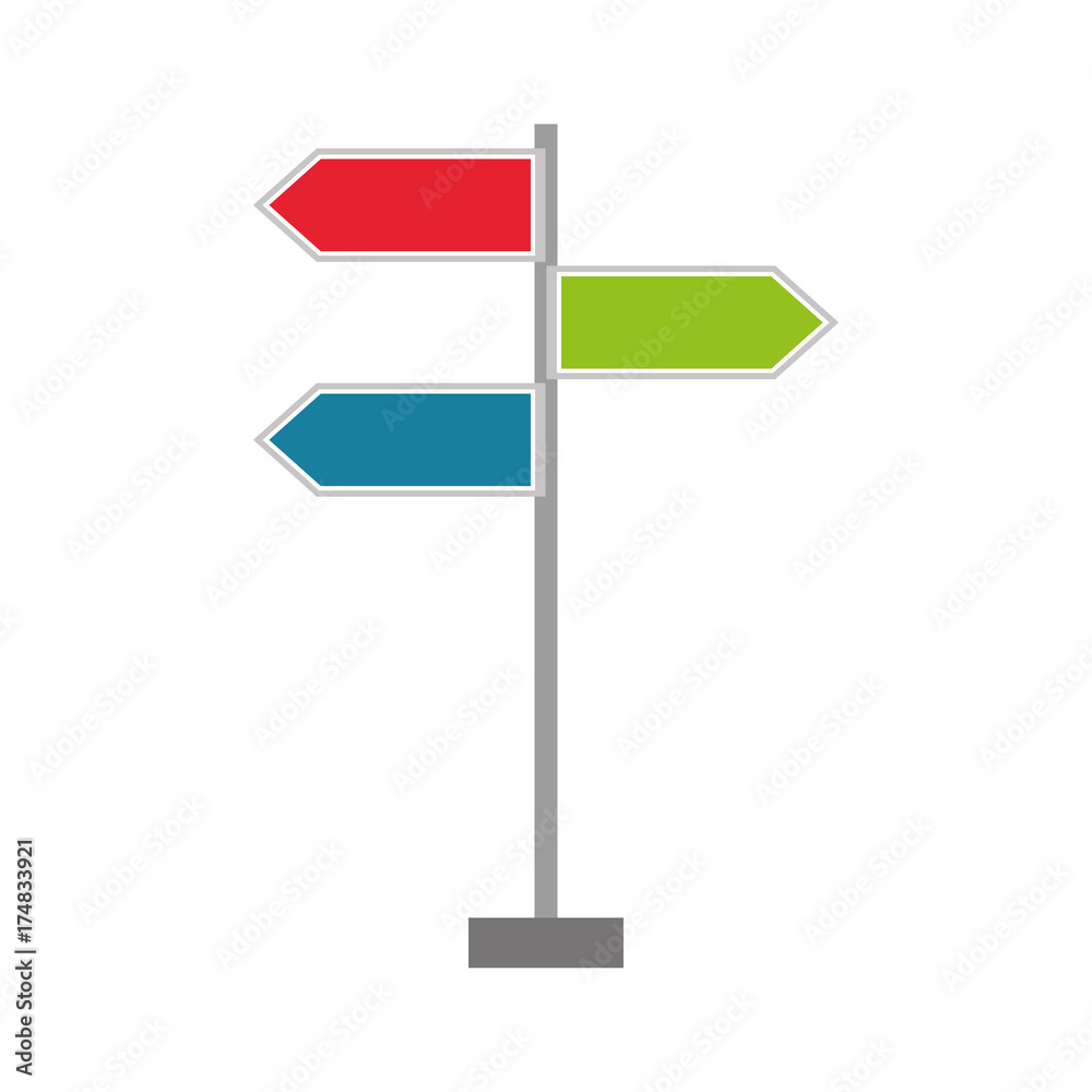 traffic signal arrows guide direction icon vector illustration traffic signal arrows guide direction icon vector illustration