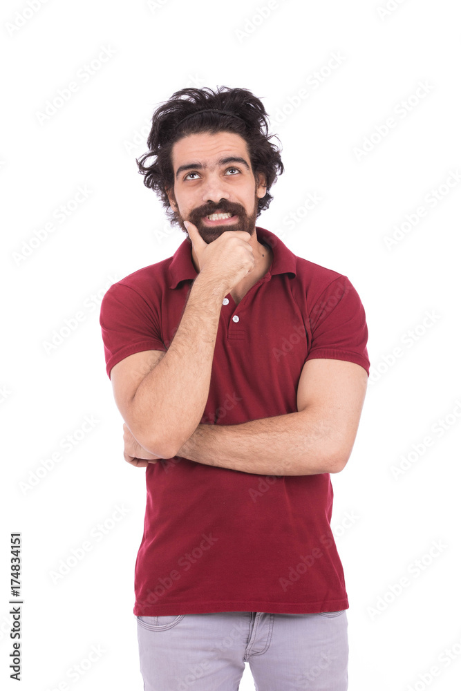 Smiling beard man Smiling beard man