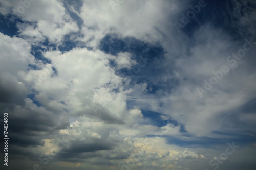 Texture of clouds in the sky