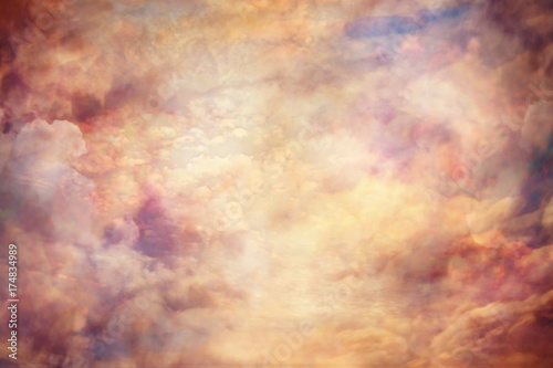 Clouds sky background watercolor colors blur