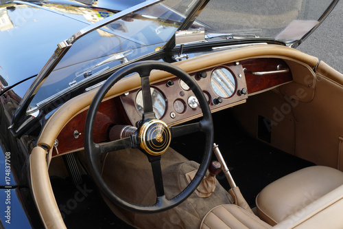 classic car interior