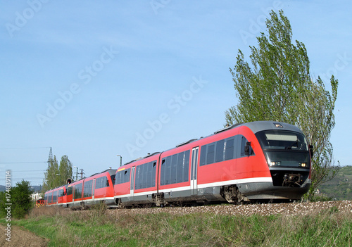 Modern Diesel train multiple unit