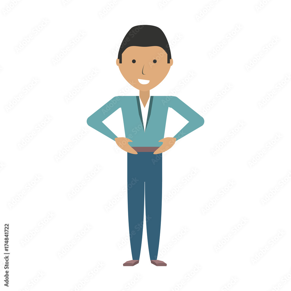cartoon businessman icon cartoon businessman icon