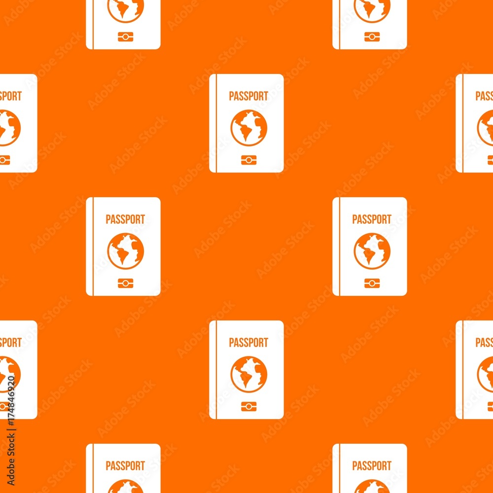 Passport pattern seamless Passport pattern seamless