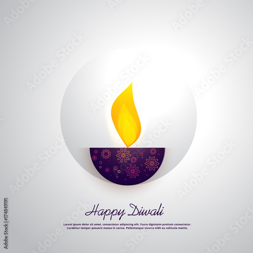 creative diya design for diwali festival