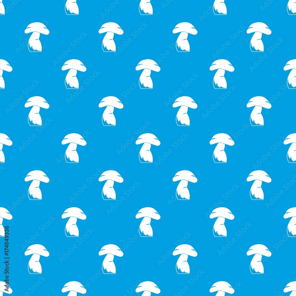 Good mushroom pattern seamless blue Good mushroom pattern seamless blue