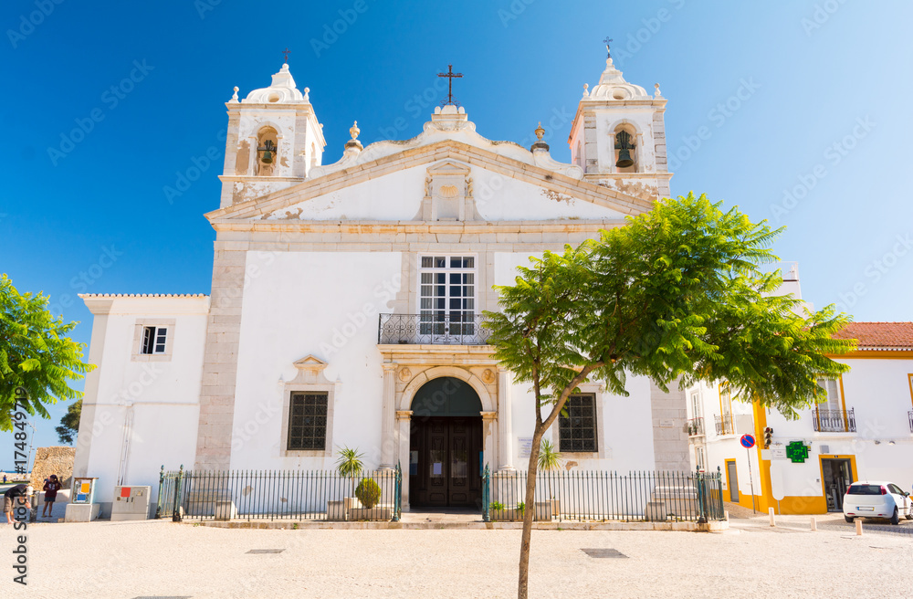 old church in Lagos, Algarve, south Portugal