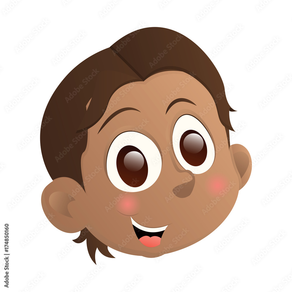 Fototapeta premium Happy kid avatar