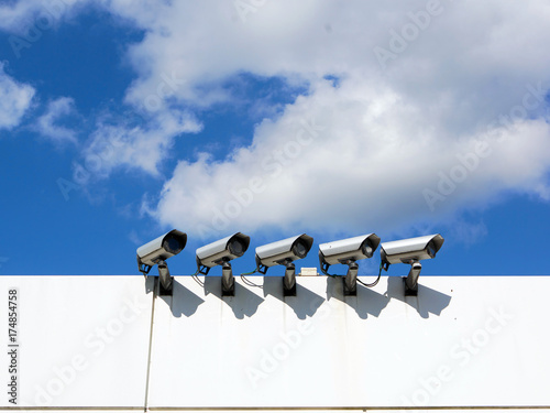  Array of CCTV cameras