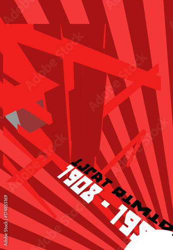 propaganda poster with modern design
