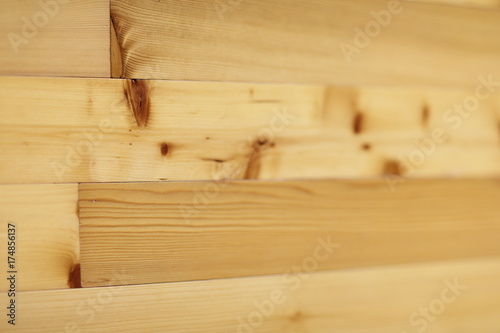Wood background blurry right side