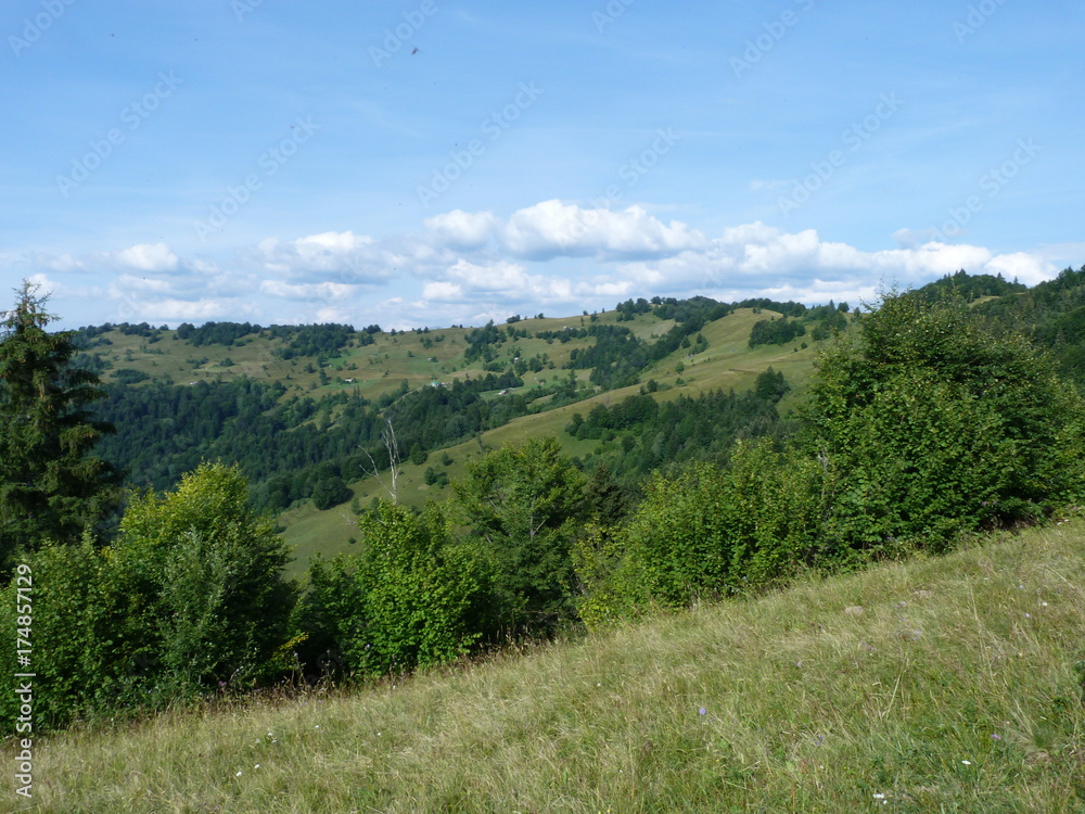 Ukrainian Carpathian Mountains. Marmarosh Range.