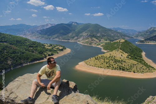 The meander of Arda river photo