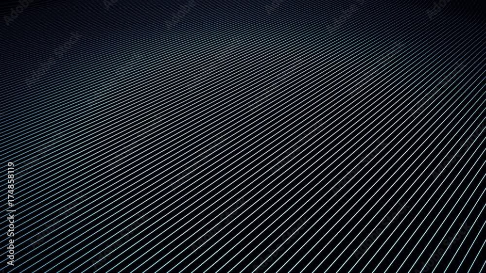 Abstract background with wavy color lines. Animation ripples on surface from neon lines. Animation of seamless loop. Abstract background with wavy color lines. Animation ripples on surface from neon lines. Animation of seamless loop.