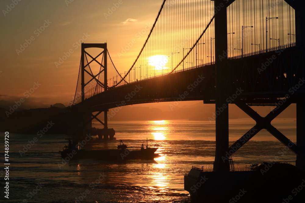 Obraz premium suspension bridge
