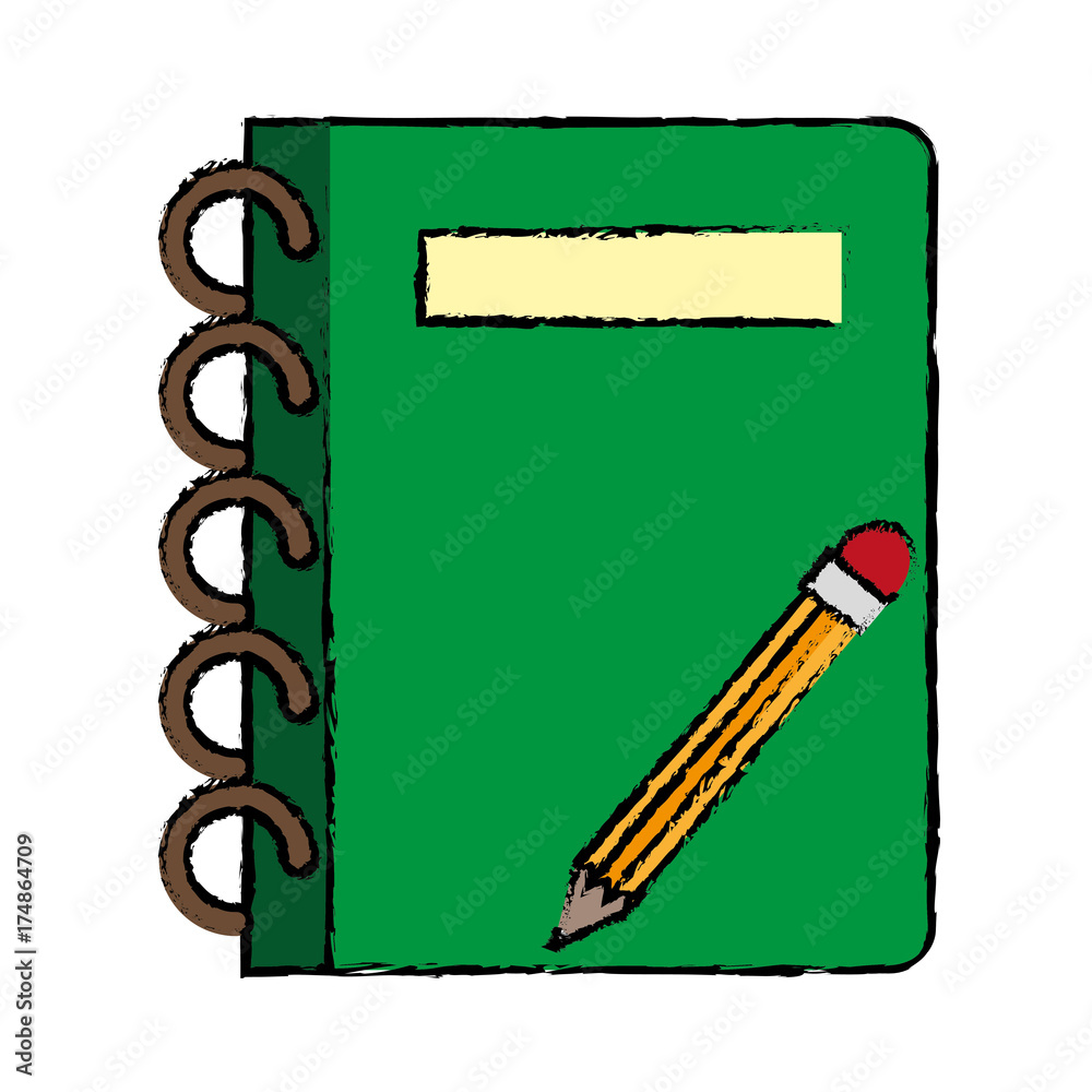 notebook and pencil icon notebook and pencil icon
