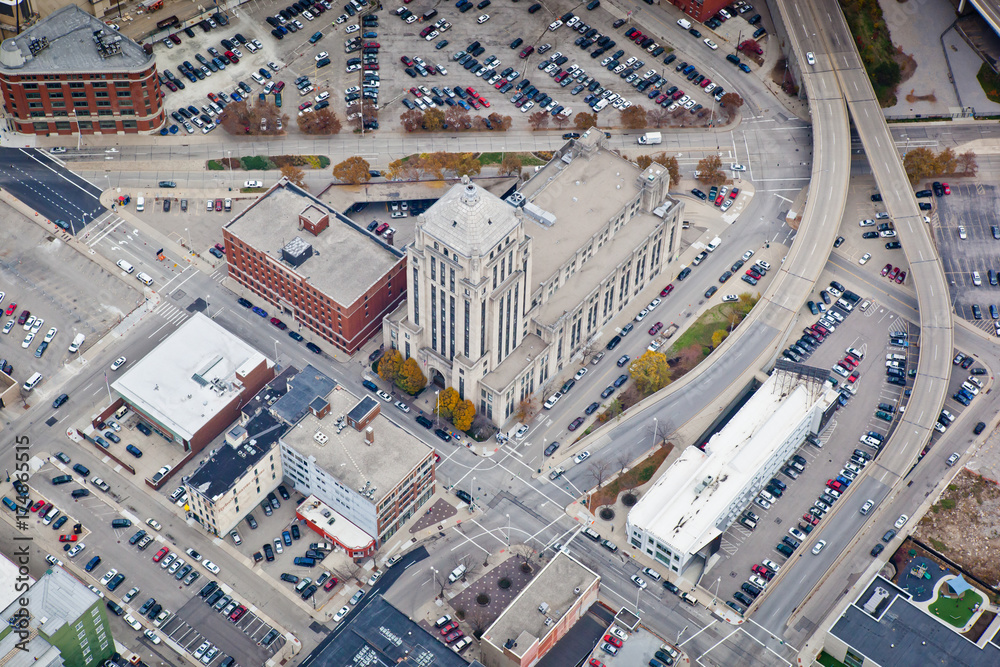 Cincinnati Times Star Building - obrazy, fototapety, plakaty 