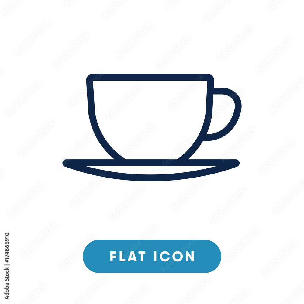 Cup coffee vector icon, cup symbol. Modern, simple flat vector illustration for web site or mobile app Cup coffee vector icon, cup symbol. Modern, simple flat vector illustration for web site or mobile app