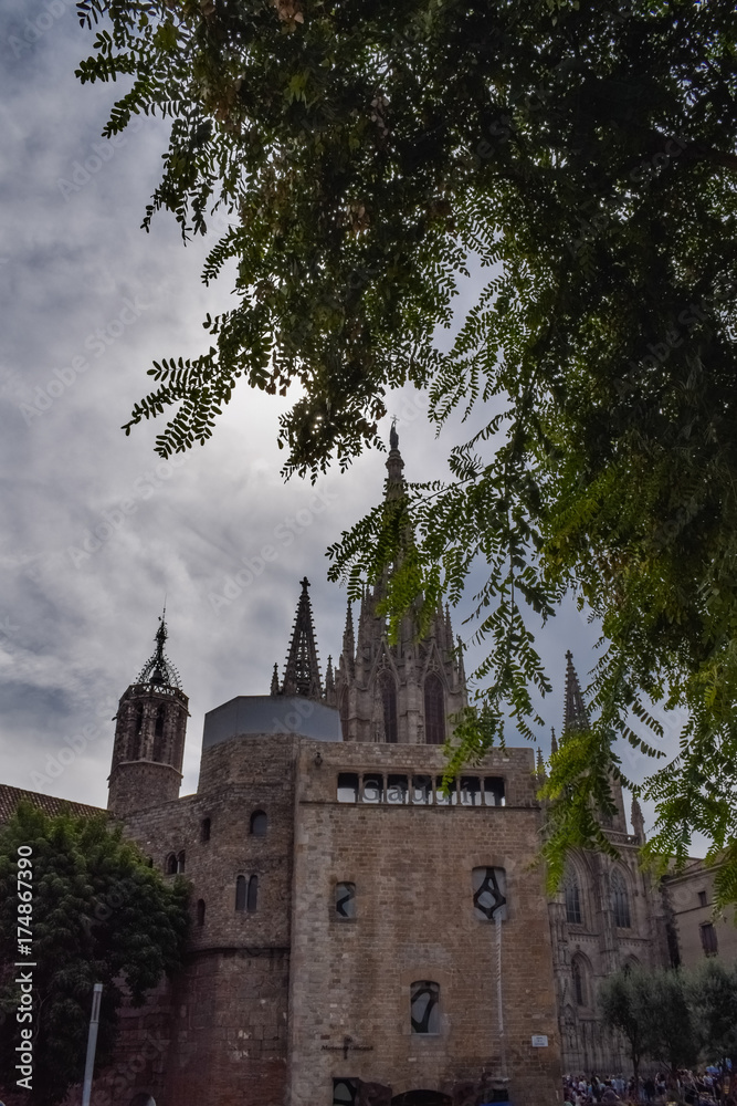 Cathedral in Barcelona, Spain