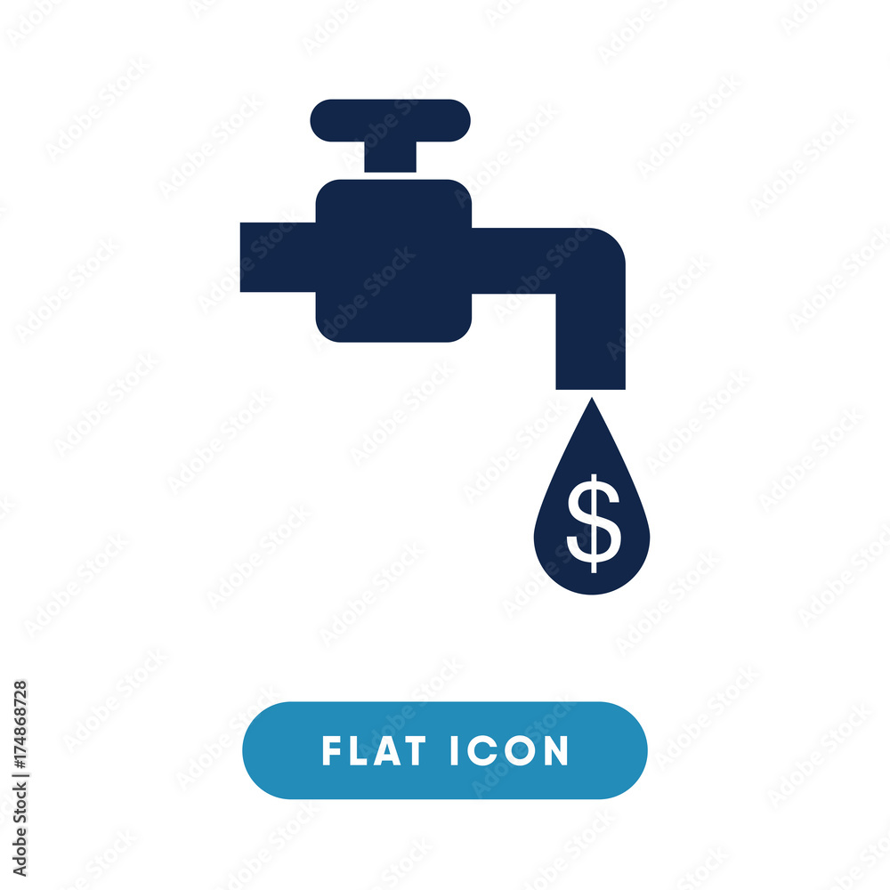 Financial investment vector icon, oil market symbol. Modern, simple flat vector illustration for web site or mobile app Financial investment vector icon, oil market symbol. Modern, simple flat vector illustration for web site or mobile app