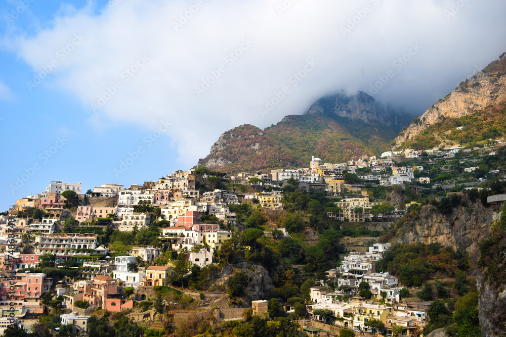 The Italian city of Positano, La Costiera Amalfitana