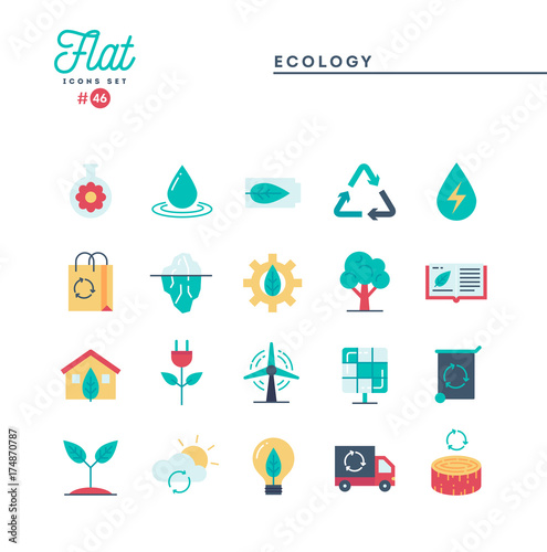 Humanitarian, peace, justice, human rights and more, flat icons set, vector illustration