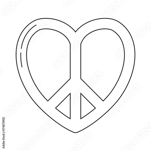 peace sign icon