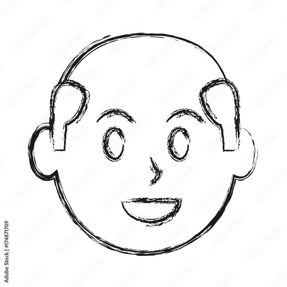 cartoon man face icon over white background vector illustration cartoon man face icon over white background vector illustration