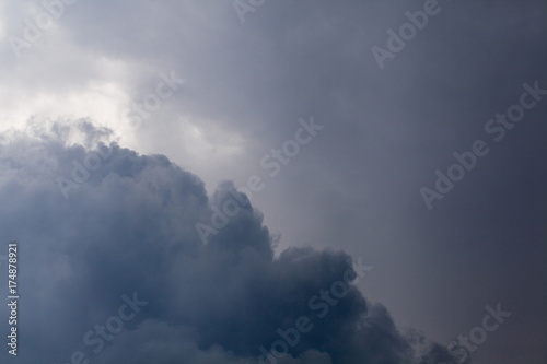 Fototapeta Naklejka Na Ścianę i Meble -  grey cloud before storm