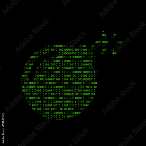 Hacker - 101011010 Icon - Granate