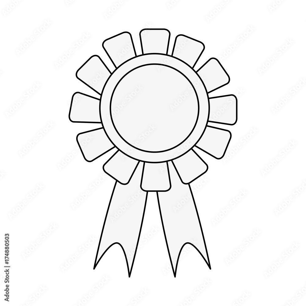 medal prize icon image vector illustration design medal prize icon image vector illustration design
